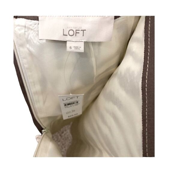 NWT LOFT Animal Print Skirt Size 6 - Picture 3 of 4